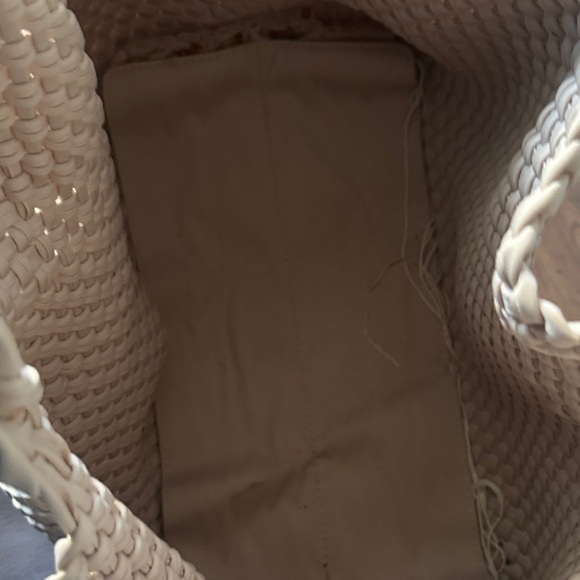 Naghedi Cream Braided Tote Bag - Picture 5 of 16